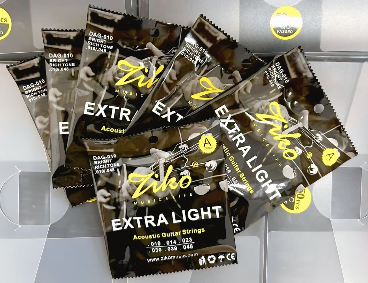 Ziko EXTRA LIGHT Acoustic Guitar String Set (10/50)