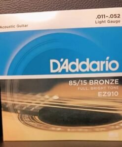 DâAddario EZ910 Light Gauge Acoustic Guitar String Set (0.011â0.052)