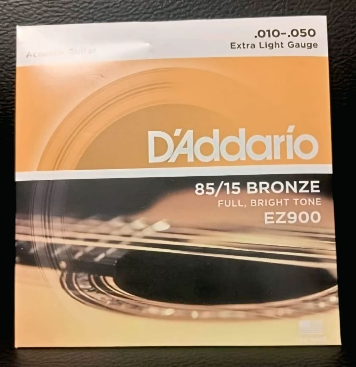 D’Addario EZ900 85/15 Bronze Extra Light Gauge Acoustic Guitar Strings (0.010–0.050)