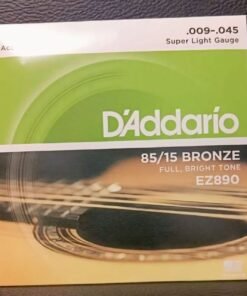DâAddario EZ890 Super Light Gauge Acoustic Guitar Strings â 85/15 Bronze