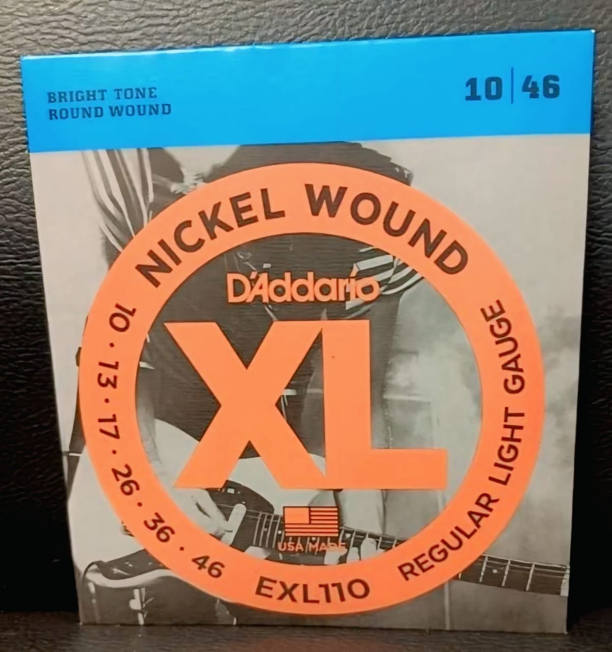D’Addario EXL110 Regular Light Gauge – Electric Guitar Strings (10-46)