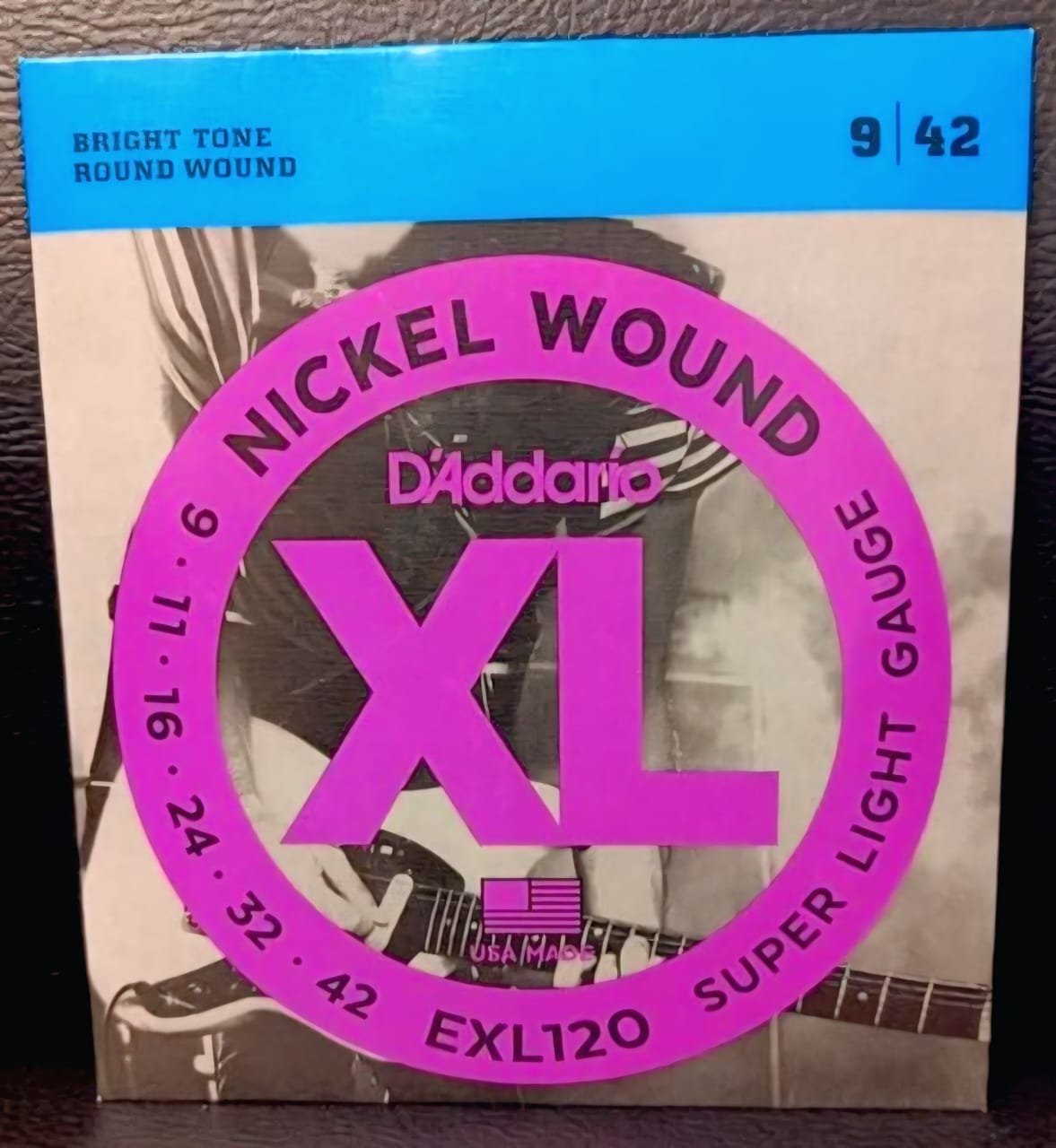 D’Addario EXL120 – Super Light Electric Guitar Strings (9–42)
