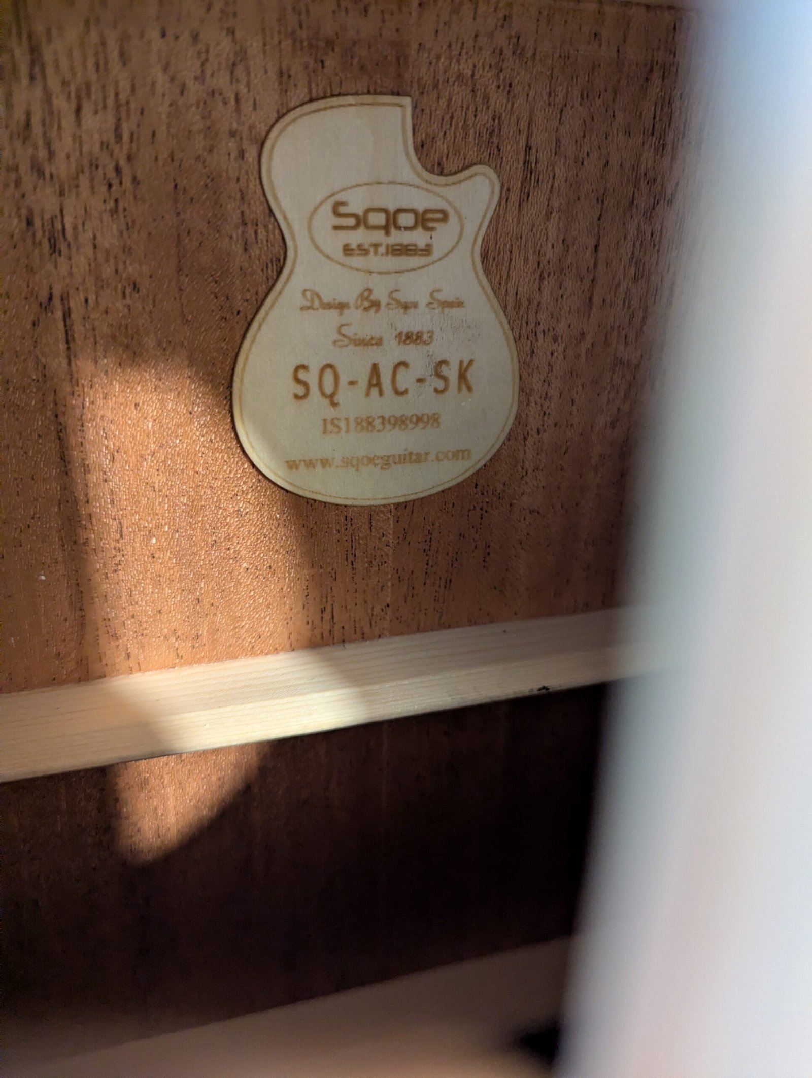 SQOE SQ-AC-SK Acoustic Guitar - Image 9