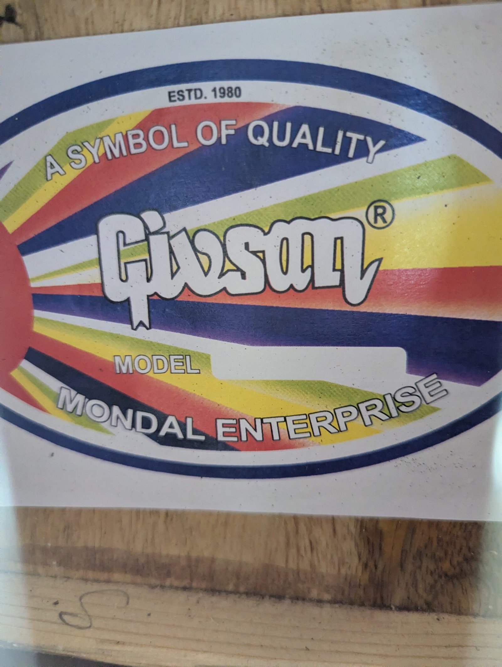 Givson – 40 Inch Acoustic Guitar (Wooden Color) - Image 9