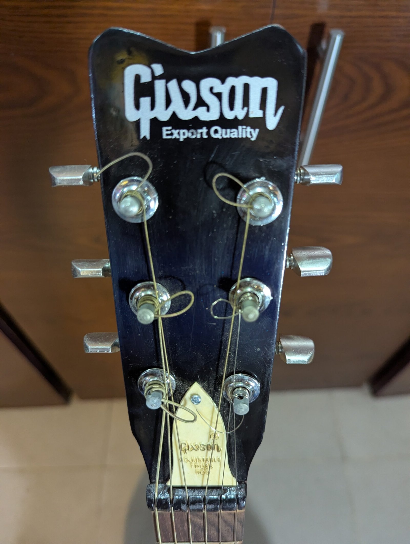 Givson – 40 Inch Acoustic Guitar (Navy Blue Color) - Image 2