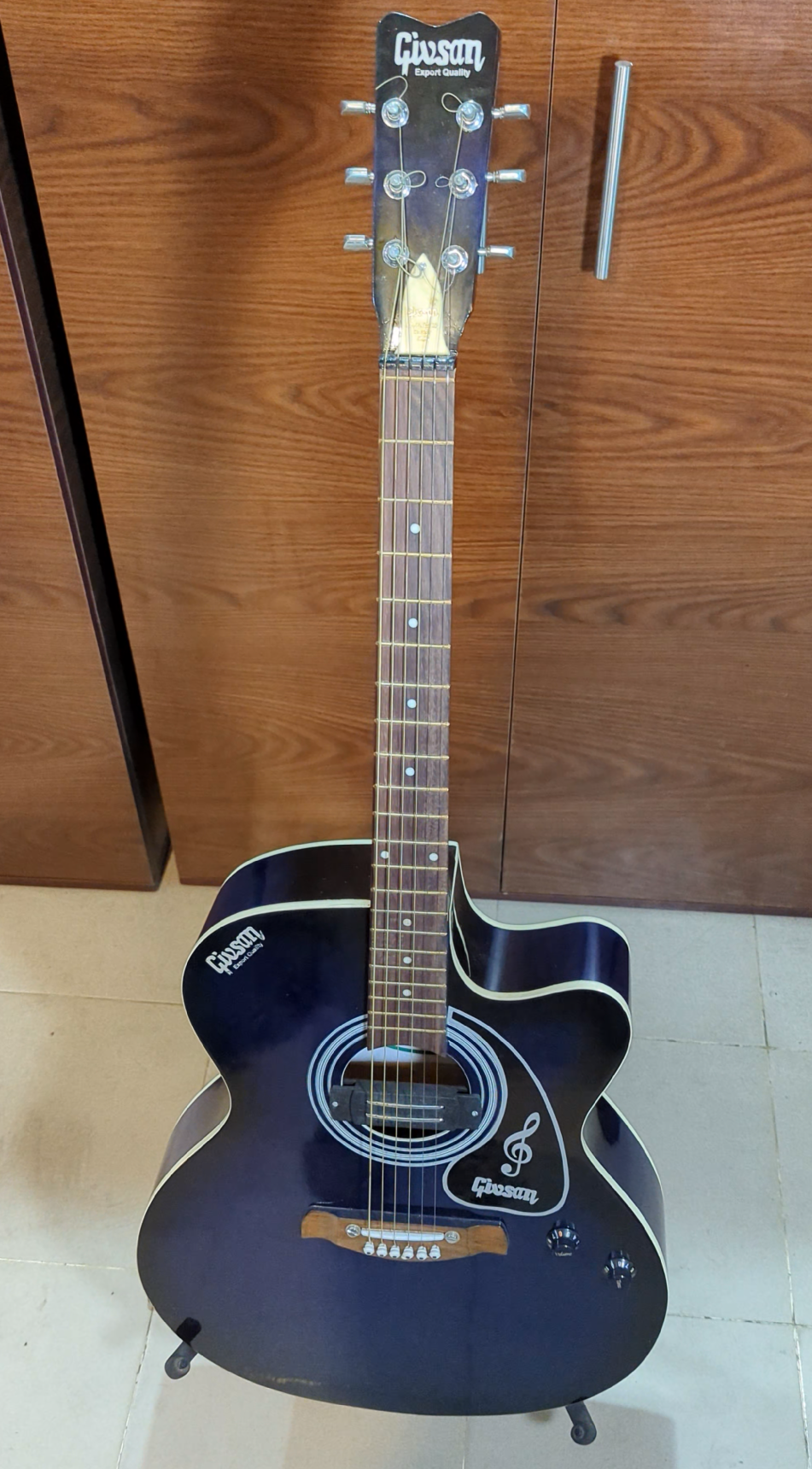 Givson – 40 Inch Acoustic Guitar (Navy Blue Color)