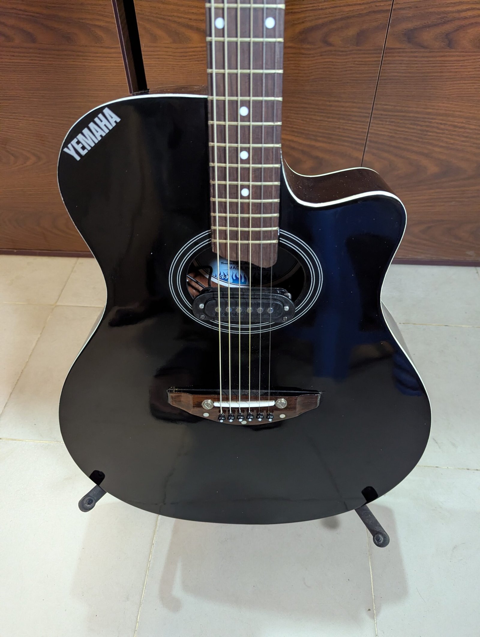 Yemaha C.M-2 Acoustic Guitar - Image 8